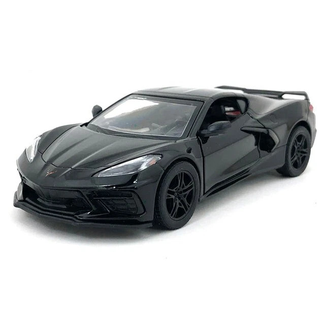 ピース 1/36 Kinsmart 2021 Chevrolet Corvette C8 5″ (Black) Diecast Car