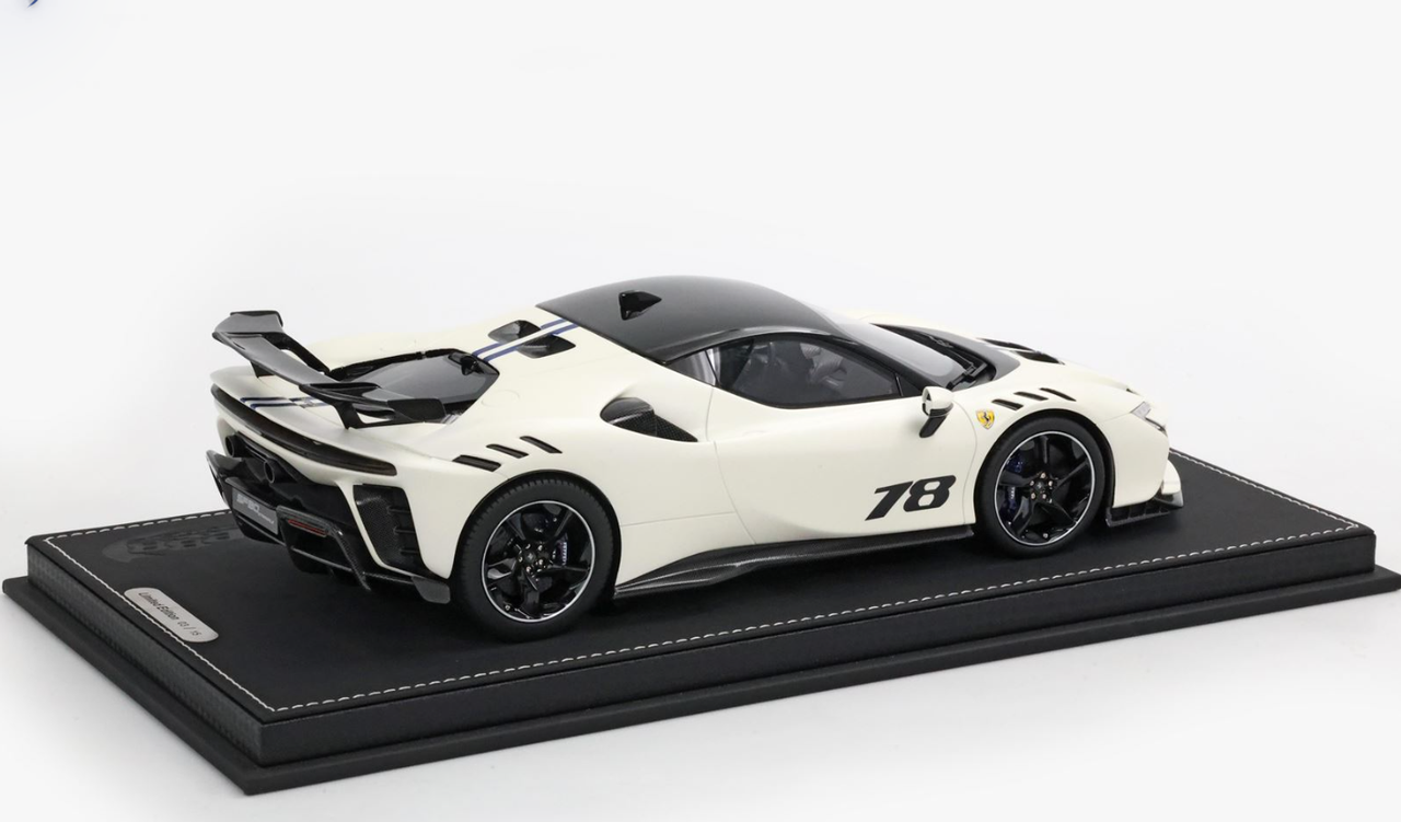 1/18 BBR Ferrari SF90 XX Stradale (Bianco Italia Matte White) Car Model Limited 15 Pieces