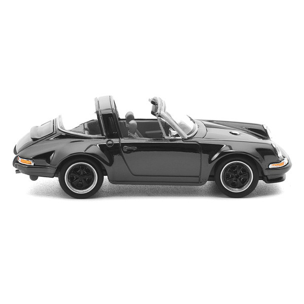 1/64 Poprace Porsche 911 964 Singer Targa (Dark Chrome Black