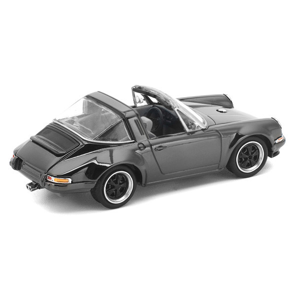 1/64 Poprace Porsche 911 964 Singer Targa (Dark Chrome Black