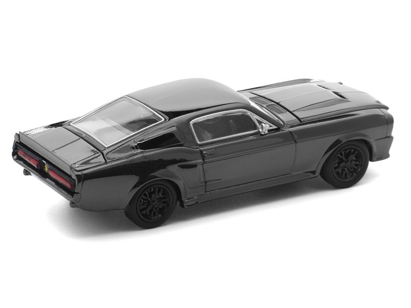 1/64 Poprace Ford Mustang Shelby GT500 (Dark Chrome Black) Diecast Car Model
