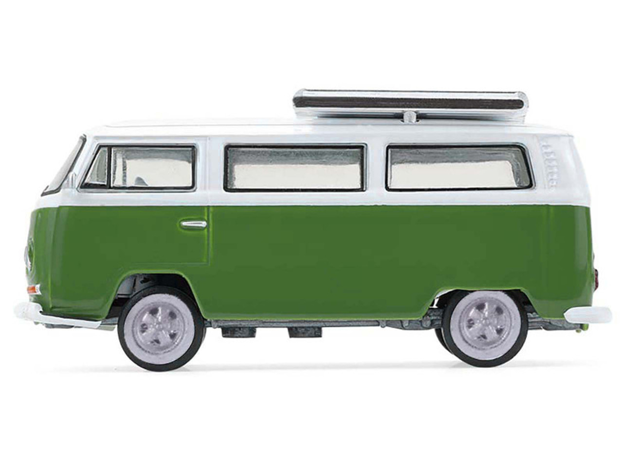 1968 Volkswagen Type II Microbus Green and White "Barrett-Jackson" Series 16 1/64 Diecast Model Car by Greenlight 1968 Volkswagen Type II Microbus Green and White "Barrett-Jackson" Series 16 1/64 Diecast Model Car by Greenlight
