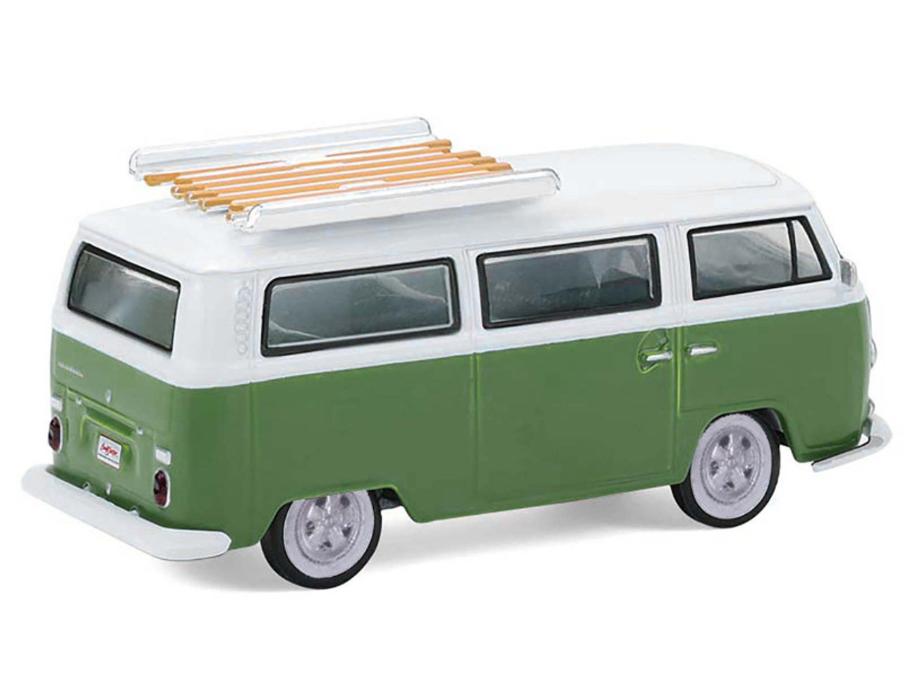1968 Volkswagen Type II Microbus Green and White "Barrett-Jackson" Series 16 1/64 Diecast Model Car by Greenlight 1968 Volkswagen Type II Microbus Green and White "Barrett-Jackson" Series 16 1/64 Diecast Model Car by Greenlight