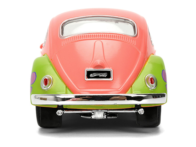 1959 Volkswagen Beetle "Patrick Star" Livery Pink "SpongeBob SquarePants" (1999-Current) TV Series "Hollywood Rides" Series 1/32 Diecast Model Car by Jada