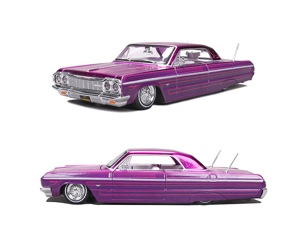 1/24 Maisto 1964 Chevrolet Impala SS Lowrider (Purple) Diecast Car