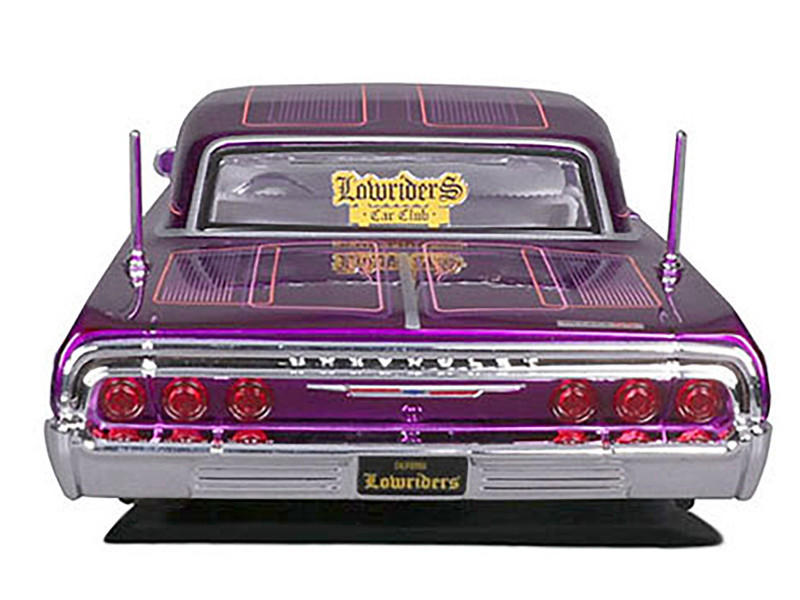その他 7 1/24 Maisto 1964 Chevrolet Impala SS Lowrider (Purple) Diecast Car