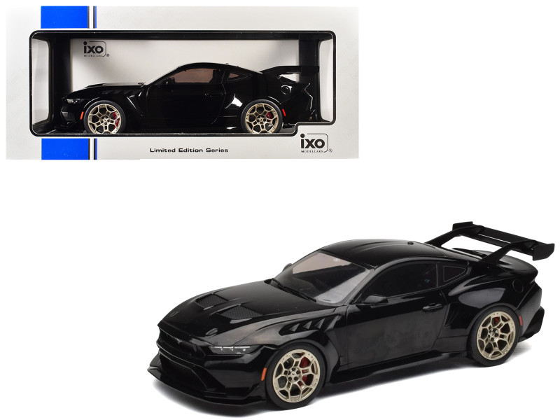1/18 Ixo 2025 Ford Mustang GTD (Black) Diecast Car Model