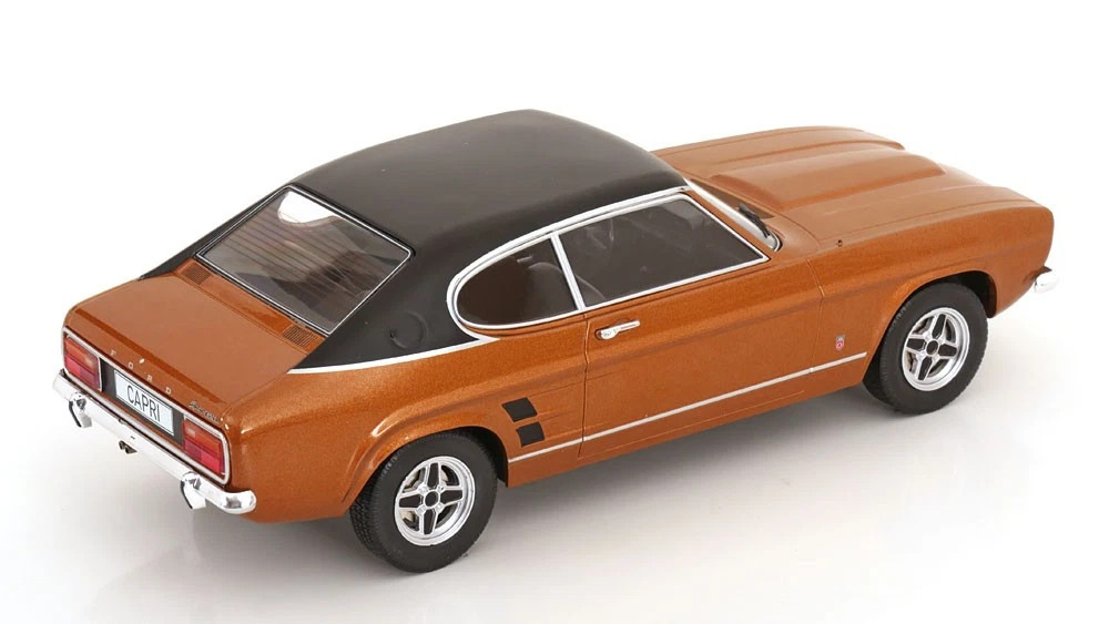 ＢＬＡＣＫ 1/18 ModelCarGroup 1973 Ford Capri MK I GXL (Golden Brown Metallic