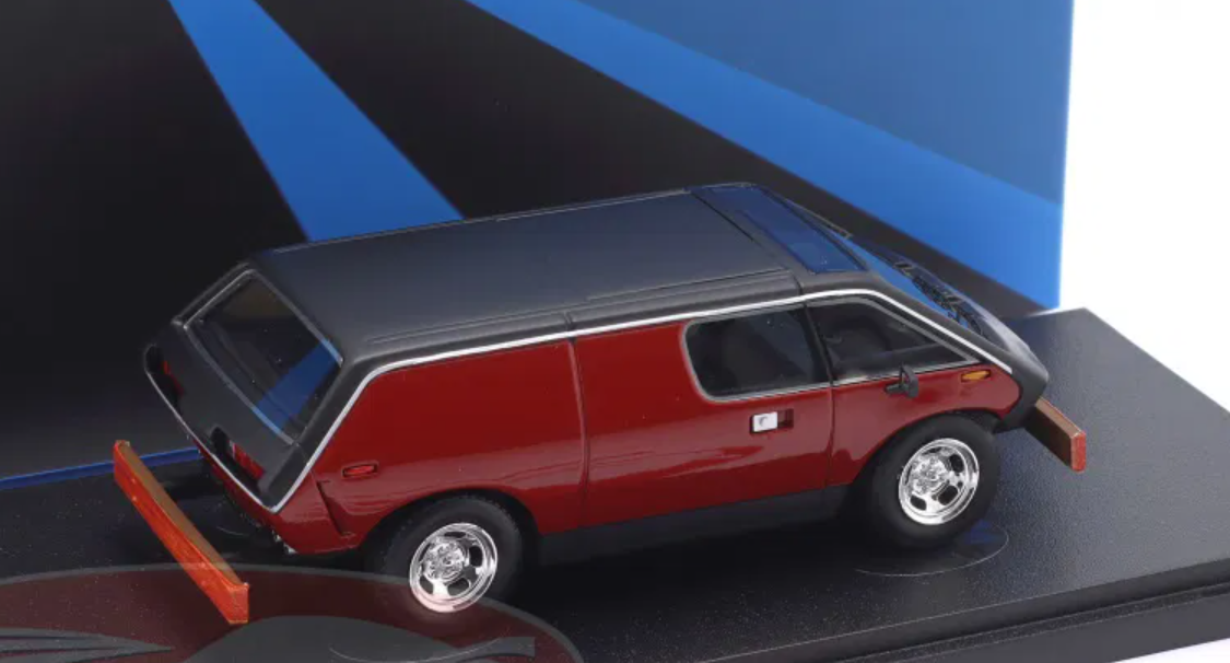 1/43 AutoCult 1972 Brubaker Box (Red & Black) Car Model