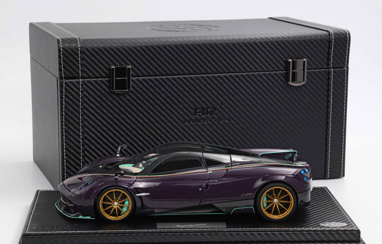 1/18 BBR Pagani Huayra Dinastia Yazi (Carbon Purple) Diecast Car Model