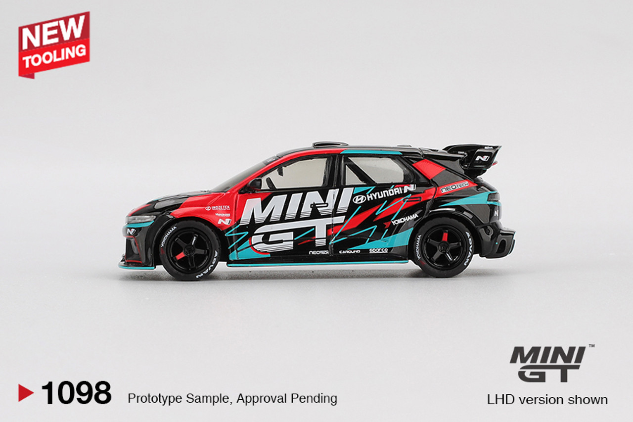 1/64 Mini GT 2025 Hyundai Ioniq 5N MINI GT RS-01T 2025 Tokyo Auto Salon Diecast Car Model 1/64 Mini GT 2025 Hyundai Ioniq 5N MINI GT RS-01T 2025 Tokyo Auto Salon Diecast Car Model