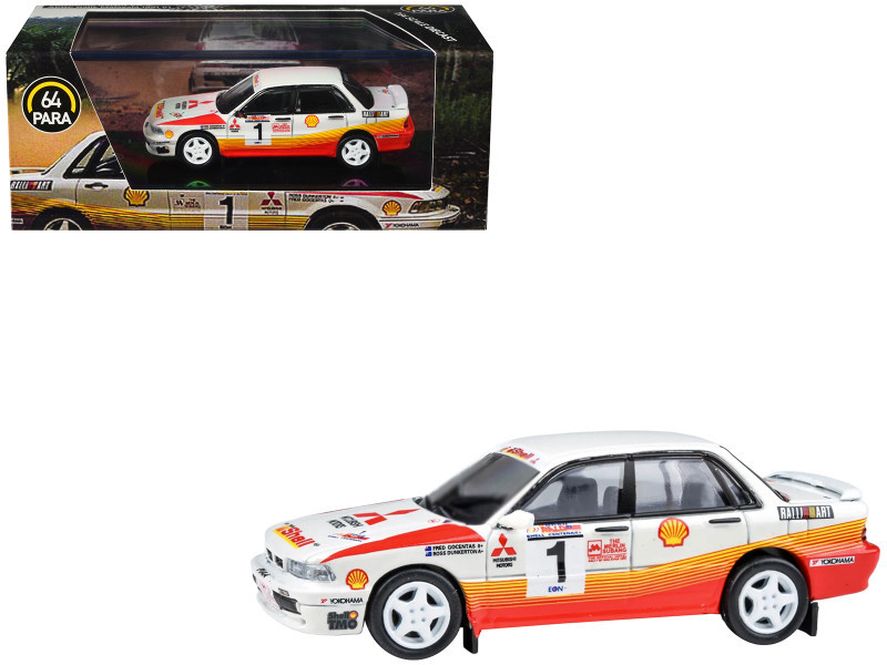 1/64 Paragon 1991 Mitsubishi Galant VR-4 APRC Rally Malaysia #1 Diecast Car Model