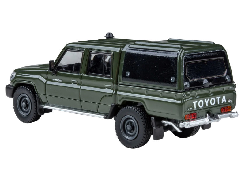 1/64 Paragon 2014 Toyota Land Cruiser LC79 (Military Green) Diecast Car Model