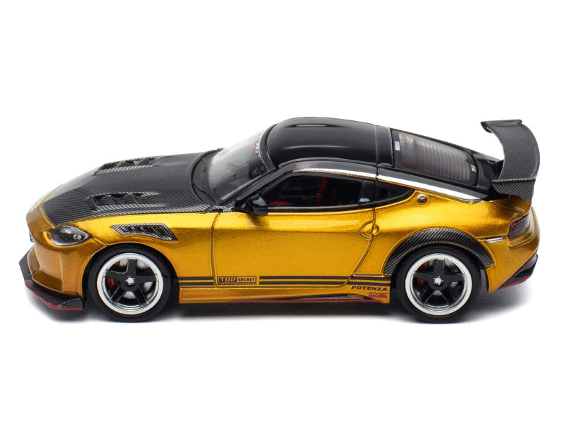 1/64 Inno Top Secret Nissan Fairlady Z (RZ34) (Gold & Green) Car
