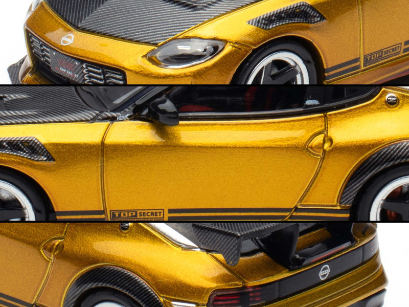 1/64 Inno Top Secret Nissan Fairlady Z (RZ34) (Gold & Green) Car