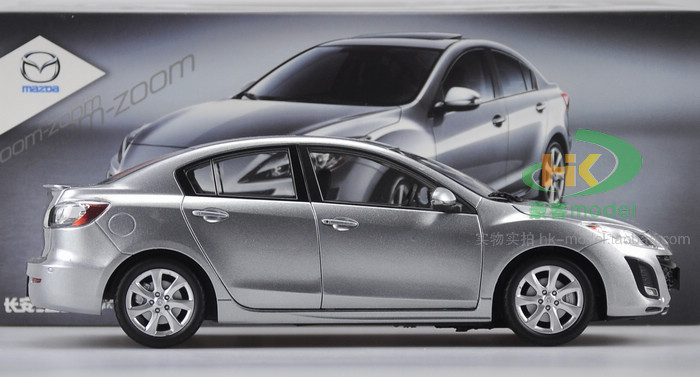 1/18 Dealer Edition 2nd Generation (BL; 2009–2013) Mazda 3 (Silver