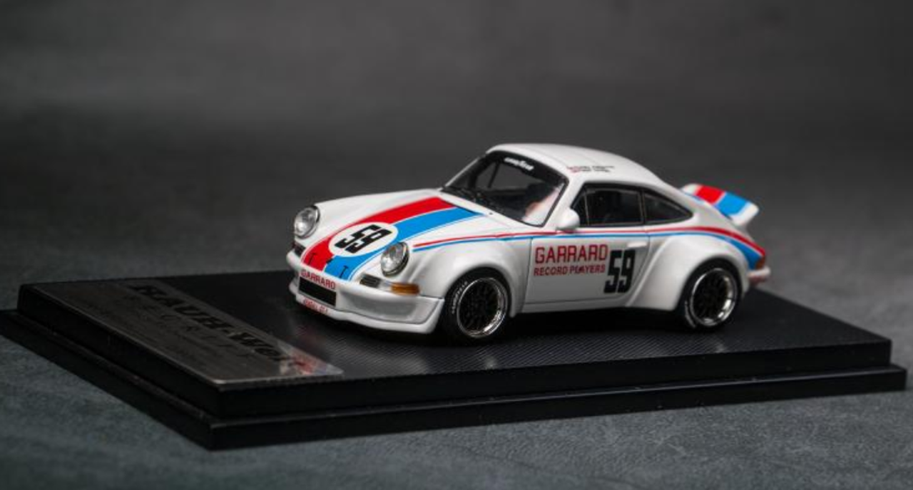 1/64 Porsche RWB 930 Rauh-Welt Begriff #59 (White) Diecast Car Model Limited