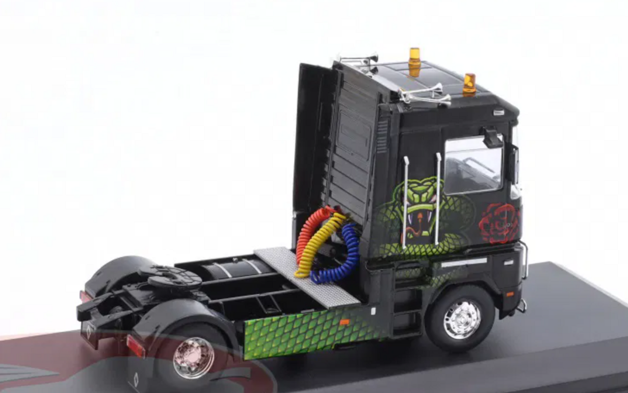 1/43 Hachette 1991 Renault AE 500 Magnum Truck Green Mamba Diecast Car Model