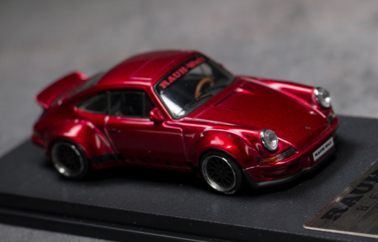 1/64 Porsche RWB 930 Rauh-Welt Begriff (Red) Diecast Car Model Limited