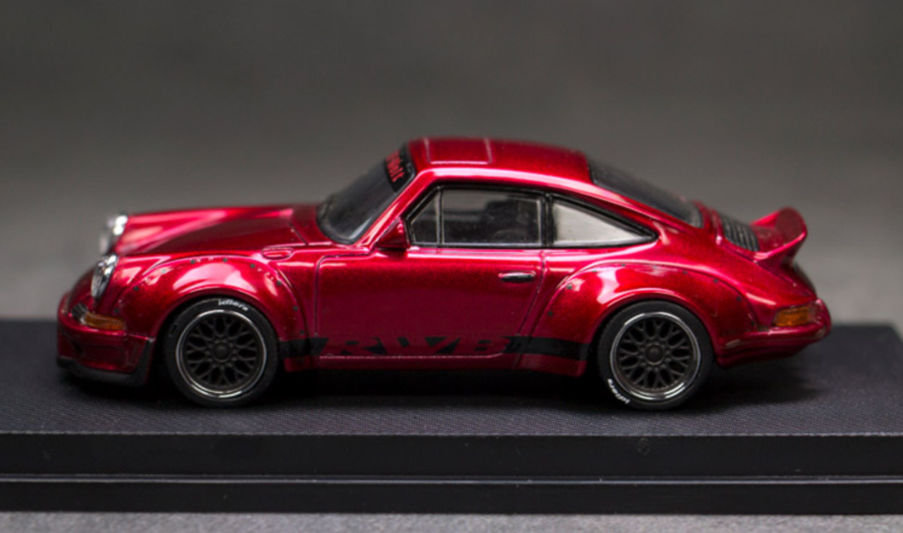 1/64 Porsche RWB 930 Rauh-Welt Begriff (Red) Diecast Car Model Limited