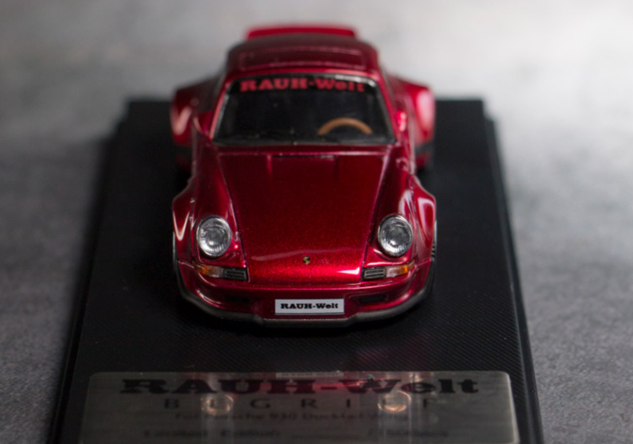 △超貴重な！Black Wheels！MC 1/64 ポルシェ Porsche 911 930 RWB RAUH-Welt 新品 Grey - ミニカー