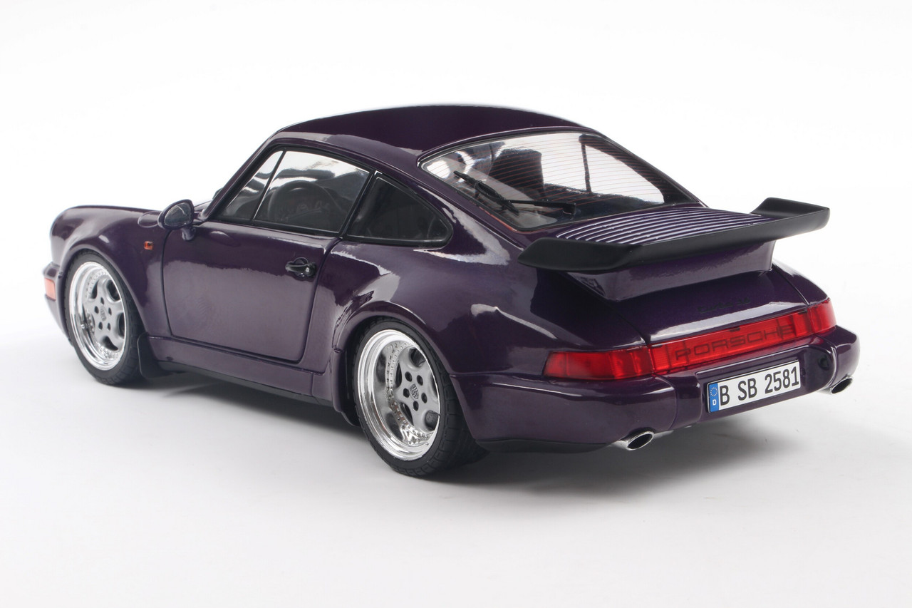 1/18 Solido 1990 Porsche 911 964 Turbo (Violet Purple Metallic
