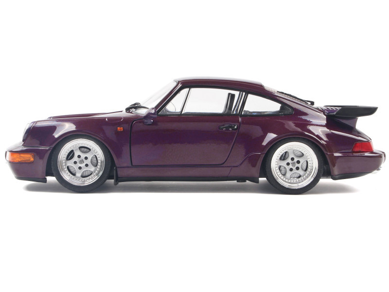 1/18 Solido 1990 Porsche 911 964 Turbo (Violet Purple Metallic) Diecast Car Model