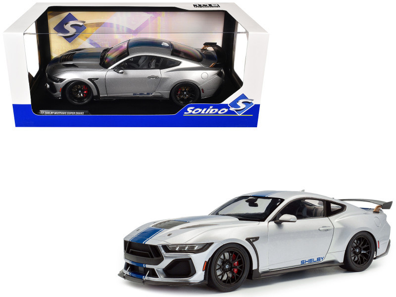 1/18 Solido 2025 Ford Mustang Shelby Super Snake (Grey) Diecast