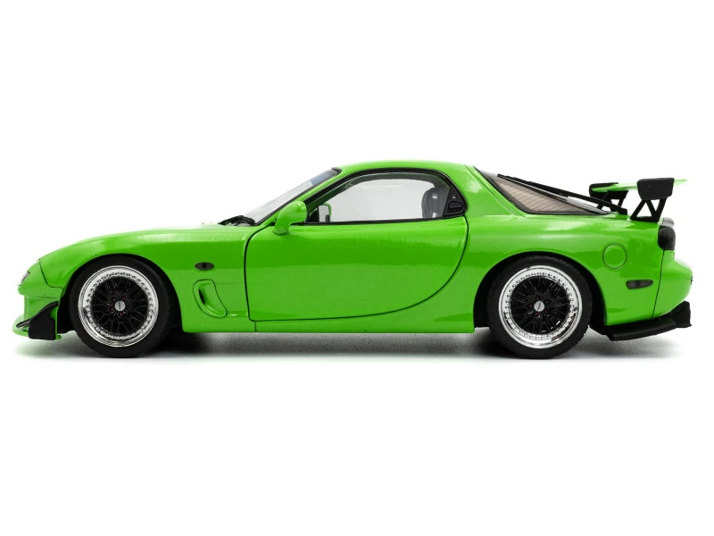 1/18 Solido 1999 Mazda RX7 RX-7 FD3RS (Neon Green) Diecast Car Model
