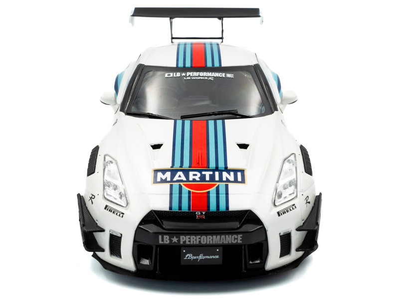 1/18 Solido 2024 Nissan Skyline GT-R GTR R35 LBWK 2.0 Martini Diecast Car Model