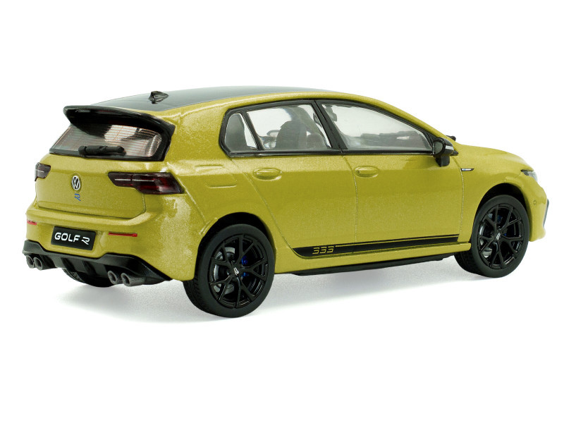 1/43 Solido 2023 2023 Volkswagen Golf VIII Golf R 333 Limited Edition (Lime Yellow) Diecast Car Model