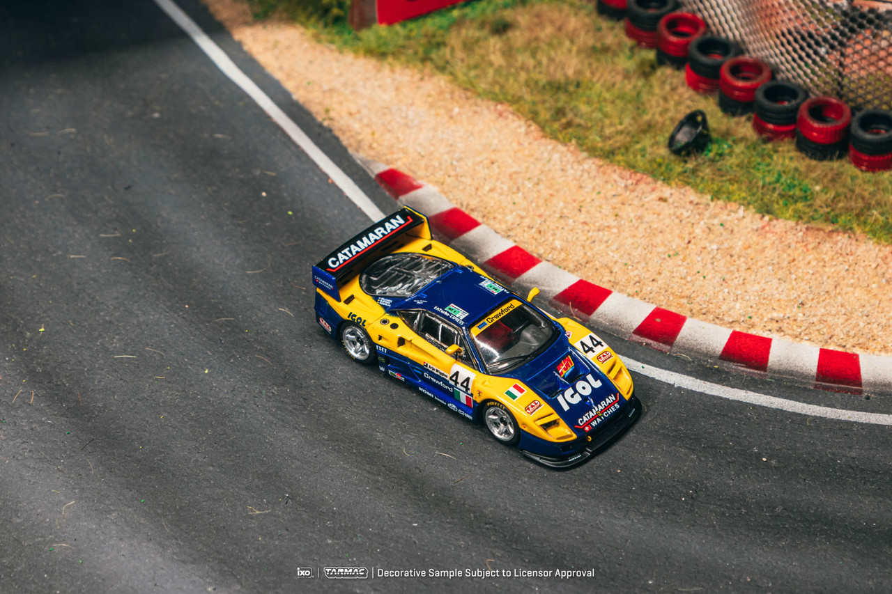 1/64 Tarmac Works 1996 Ferrari F40 GT3 24H of Le Mans Luciano
