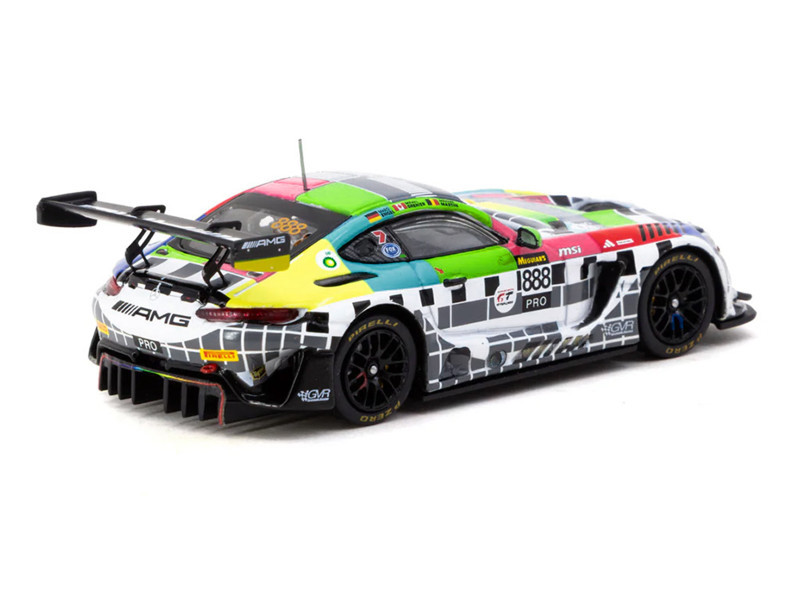 1/64 Tarmac Works 2025 Mercedes-AMG GT3 Bathurst 12h GruppeM Racing Maro Engel, Mikaël Grenier, Maxime Martin Diecast Car Model