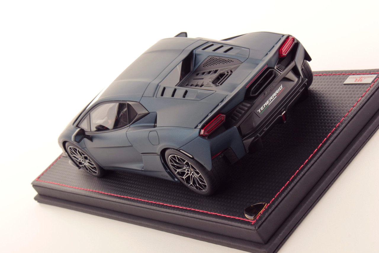 1/18 MR Collection Lamborghini Temerario (Matte Blu Marinus Blue) Car Model