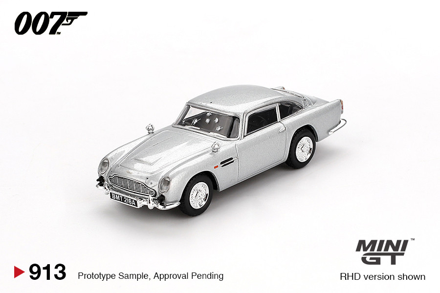 1/64 Mini GT Aston Martin DB5 “Skyfall” James Bond 007 (Silver