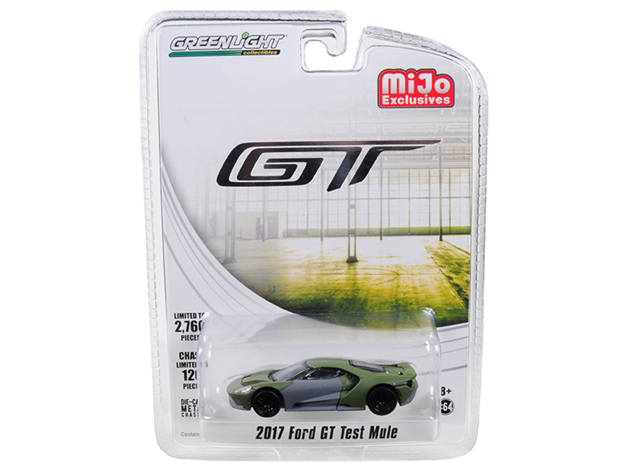 2017 Ford GT Test Mule Limited Edition to 2760 pieces Worldwide 1/64 Diecast Model Car by Greenlight