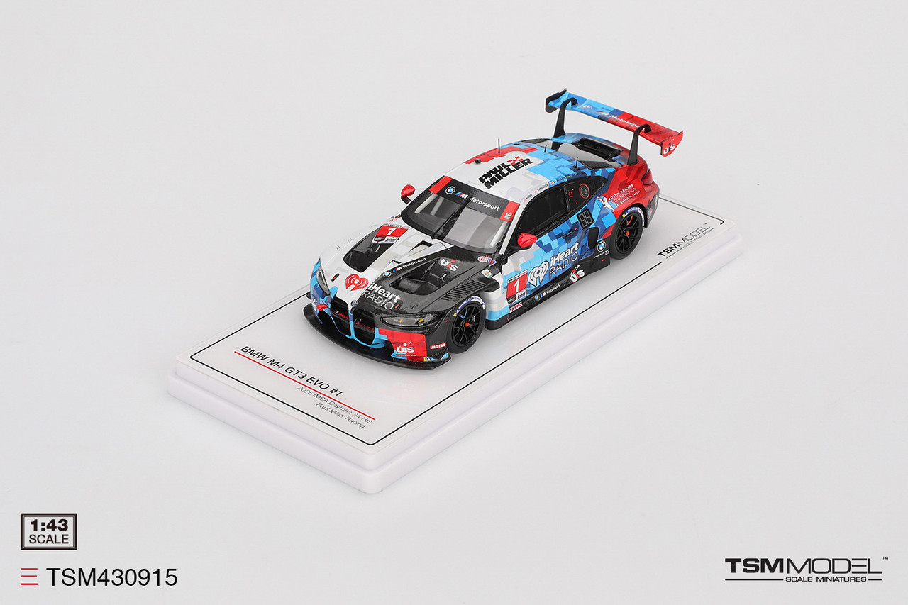 1/43 TSM 2025 BMW M4 GT3 EVO #1 Paul Miller Racing 2025 IMSA