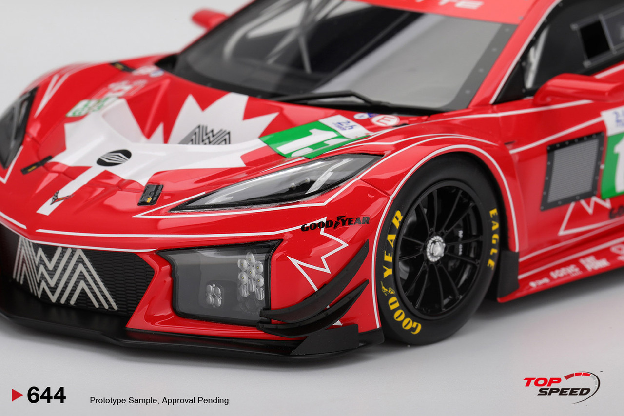 1/18 Top Speed 2025 Chevrolet Corvette Z06 GT3.R #13 AWA RACING