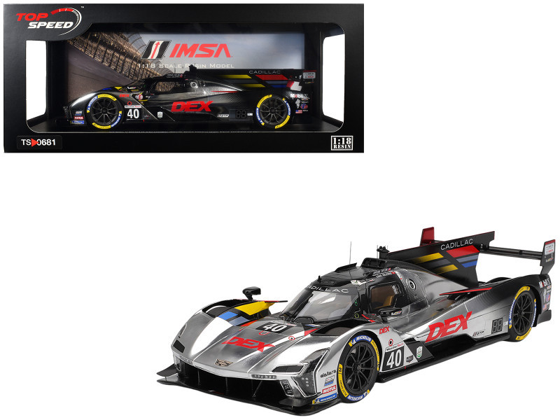 1/18 Top Speed 2025 Cadillac V-Series.R #40 Cadillac Wayne Taylor Racing 2025 IMSA Daytona 24 Hrs Car Model