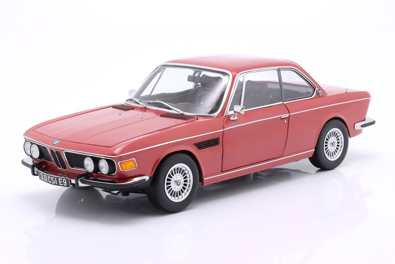 1/12 KK-Scale 1971 BMW 3.0 CSi (E9) with Alpina Rims (Red Metallic) Diecast Car Model 1/12 KK-Scale 1971 BMW 3.0 CSi (E9) with Alpina Rims (Red Metallic) Diecast Car Model