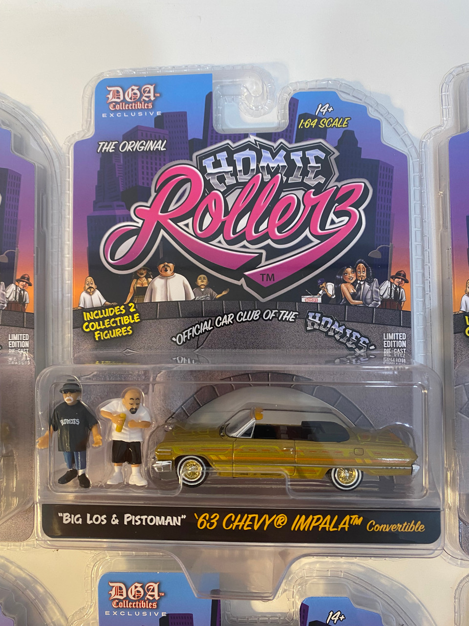 CHASE CARS 1/64 Greenlight x DGA 6-Car Set Homie Rollerz 2025