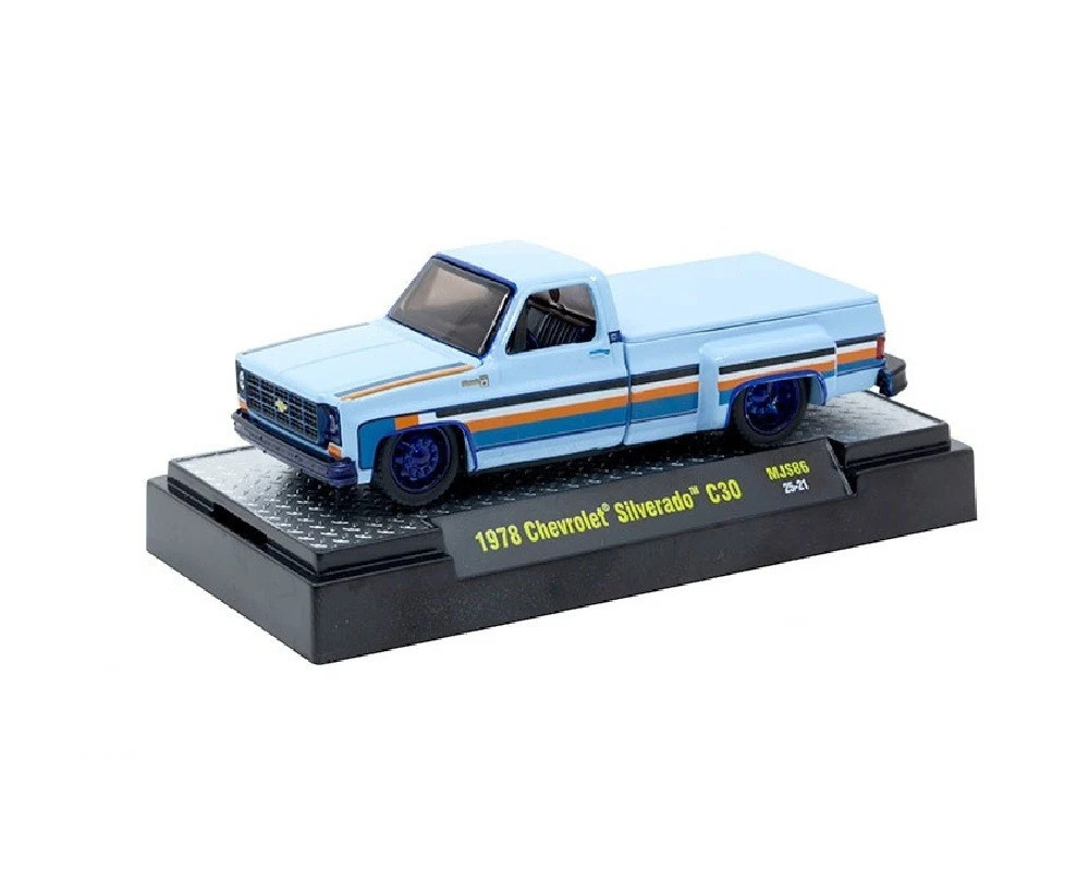 CHASE CAR 1/64 M2 Machines 1978 Chevrolet Silverado 30 Custom