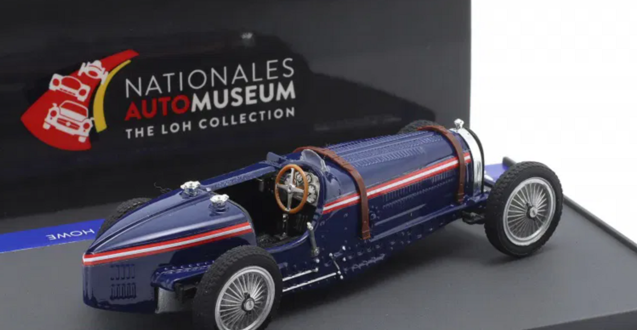 1/43 Brumm Bugatti Type 59 Earl Howe (Blue) Car Model