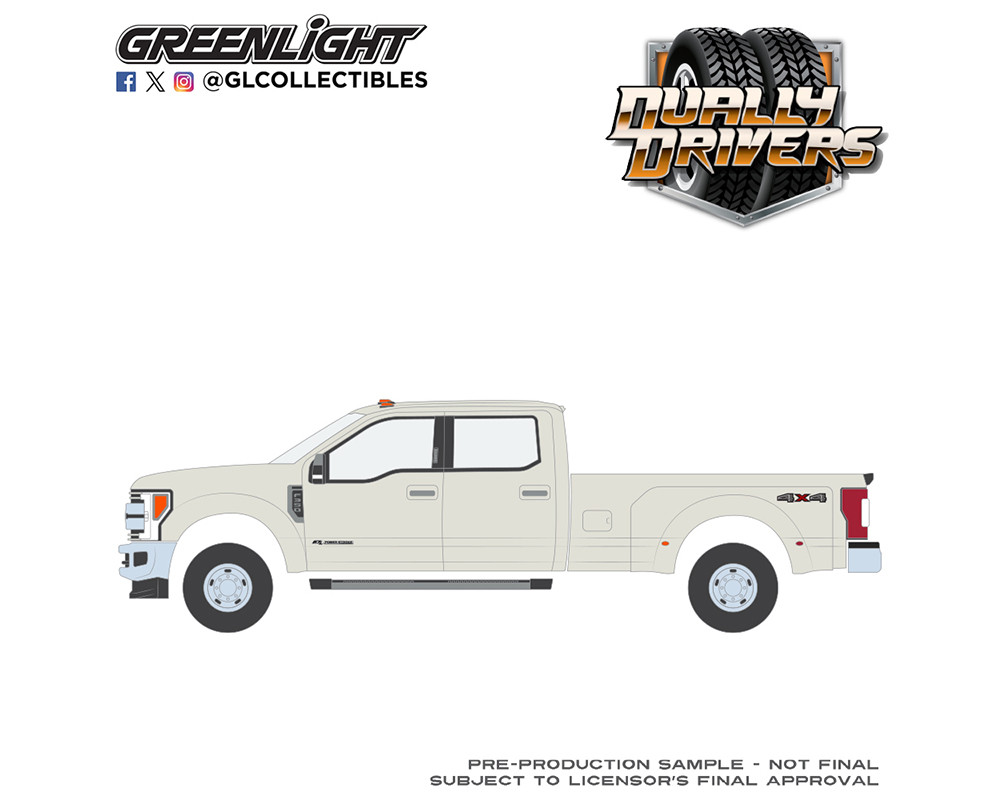 1/64 Greenlight 2018 Ford F-350 (White Gold) Diecast Car Model