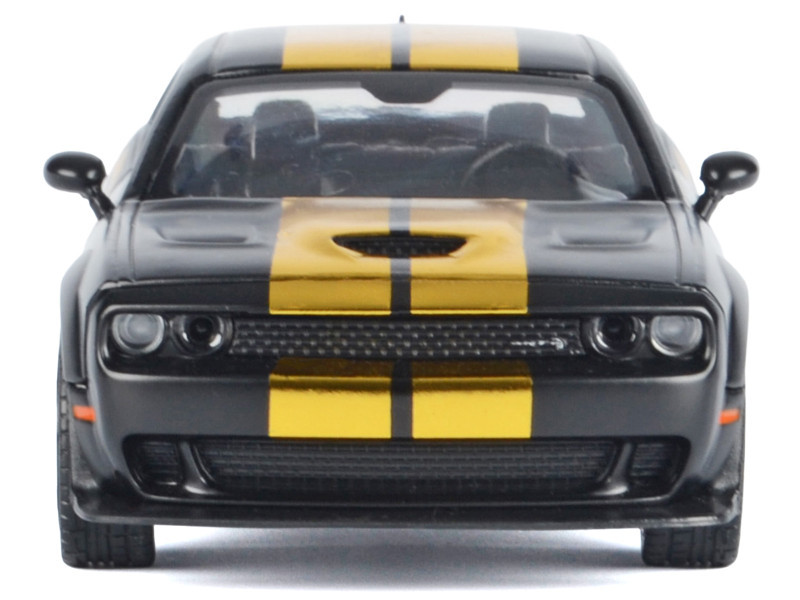 He！！！ 2018 Dodge Challenger SRT Hellcat Widebody Matt Black with Gold
