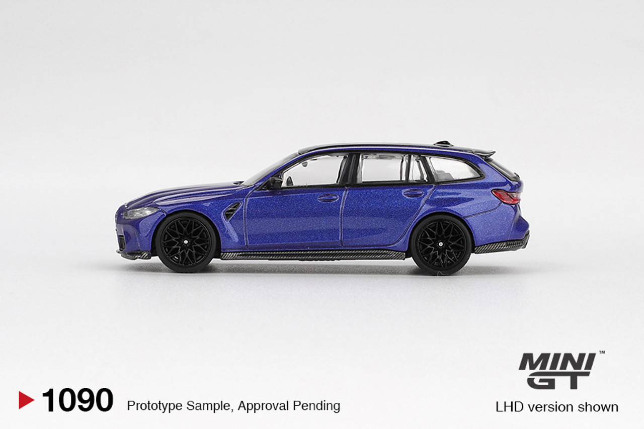 1/64 Mini GT BMW M3 G81 Competition Touring (Portimao Blue Metallic) Diecast Car Model
