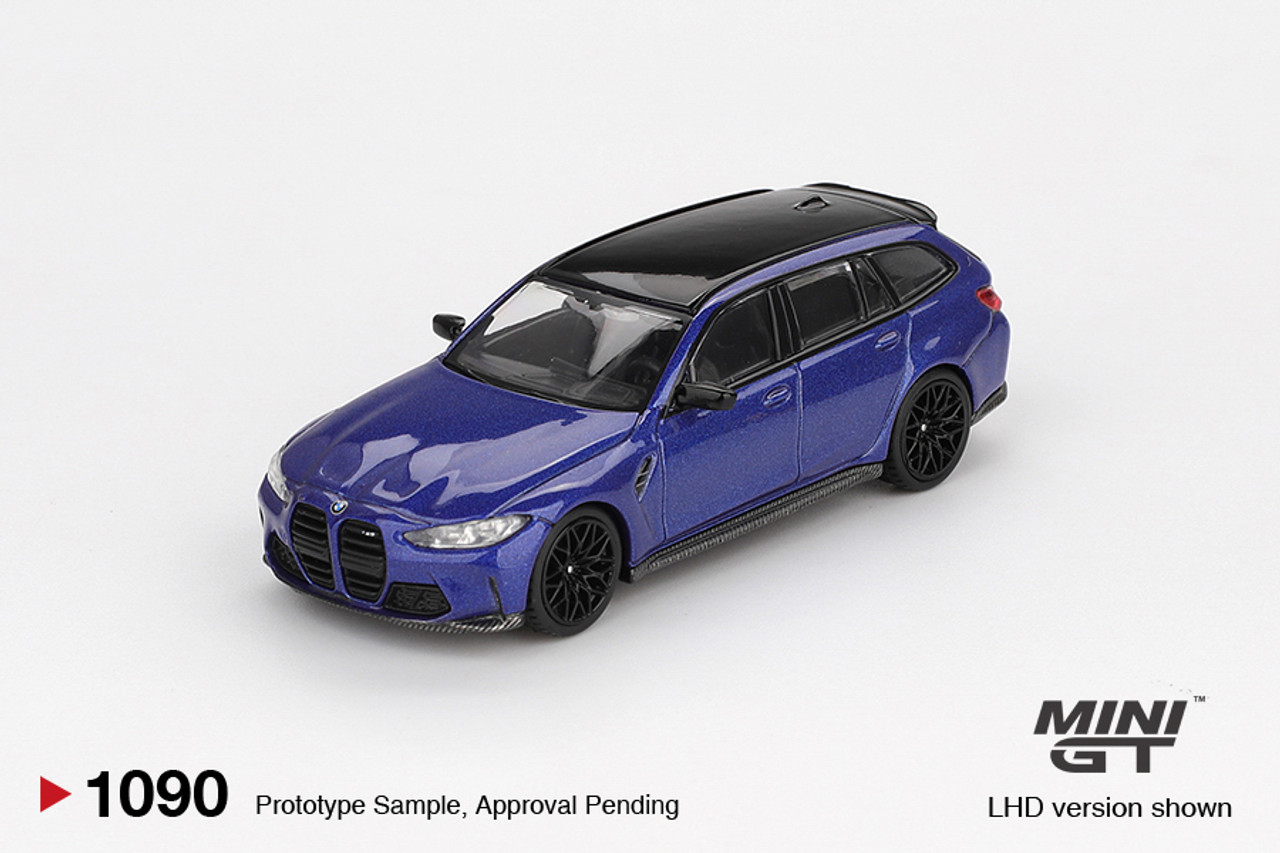 1/64 Mini GT BMW M3 G81 Competition Touring (Portimao Blue Metallic) Diecast Car Model