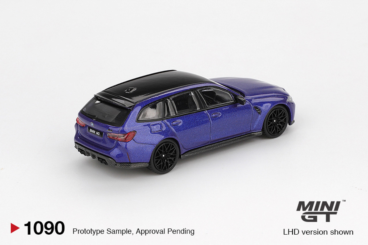 1/64 Mini GT BMW M3 G81 Competition Touring (Portimao Blue Metallic) Diecast Car Model