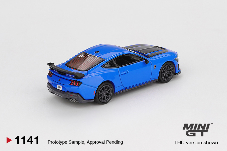 1/64 Mini GT 2024 Ford Mustang Dark Horse (Grabber Blue) Diecast