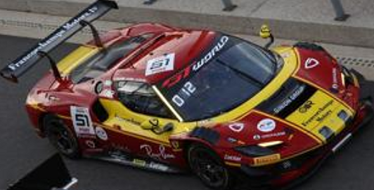 1/18 Looksmart Ferrari 296 GT3 No.51 AF Corse - Francorchamps Motors 3rd 24H Spa 2025  A. Rovera - V. Abril - A. Pier Guidi Car Model